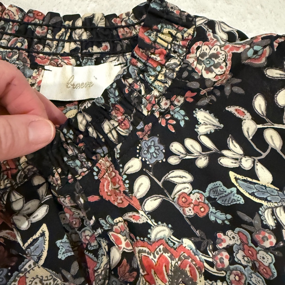 Braeve Sleeveless Floral Top Medium Lightweight Boho Casual Summer sleeveless - Picture 12 of 16